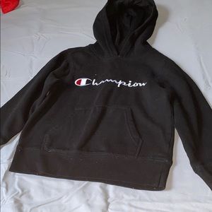 Champion Kids Black Hoodie